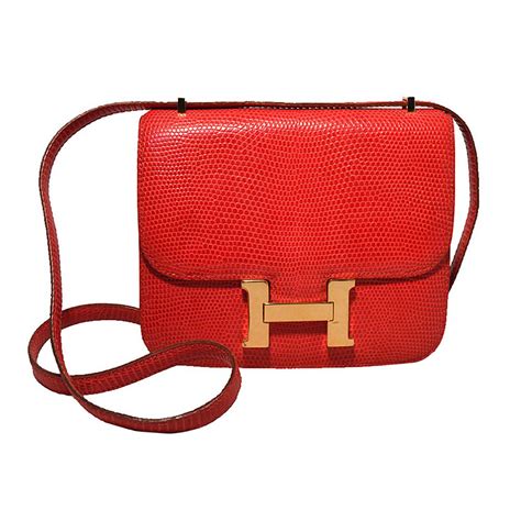 red mini hermes lizard|Hermes lizard purses.